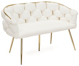 Sofa glamour BALLOON Boucle Biały #7 DC-KT9118