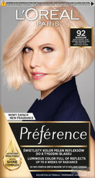 L''Oréal - Préférence - Permanent Haircolor 92 WARSAW