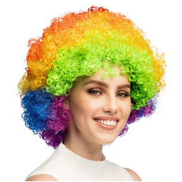Peruka Afro Groove wielokolorowa