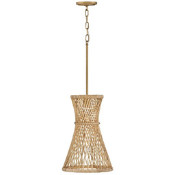 LAMPA WISZĄCA Twyla jednopunktowa, metalowy złoty stelaż, ręcznie