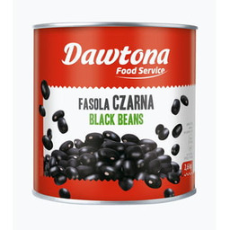Fasola czarna konserwowa 2600g Dawtona