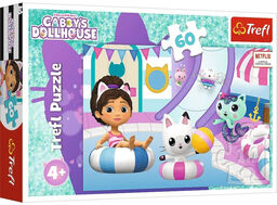 Puzzle Koci Domek Gabi: Gabi na basenie (60