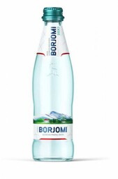 Naturalna Woda Mineralna Gazowana, butelka szklana, Borjomi, 330