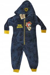 Piżama kombinezon onesie Psi Patrol niebiesk 104cm