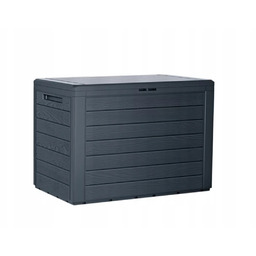 Skrzynia ogrodowa Woodebox 190l Antracyt Prosperplast MBWL190-S433