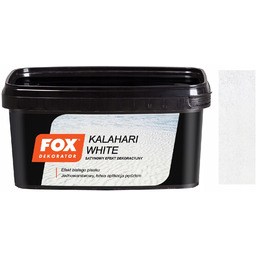 Fox Dekorator Farba Strukturalna Kalahari White Biała 1L