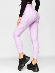 Jasnofioletowe legginsy damskie Denley YW88024A1