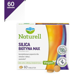 NATURELL Silica Biotyna Max - 60 tabletek