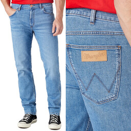 Wrangler Greensboro Mid Niebieskie Jeansy W36 L32