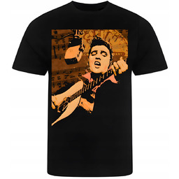 Koszulka Męska Nadruk Elvis Presley Prezent Premium S