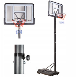 Mobilny Kosz Do Koszykówki Wolnostojący Profesjonalny Regulowany Stabilny