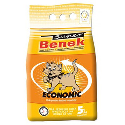 SUPER BENEK Żwirek dla kota Economic 5 L