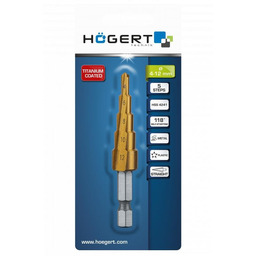 Hogert Technik HT6D321 Wiertło stopniowe Stal szybkotnąca