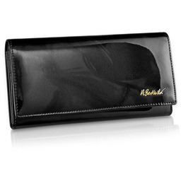 Portfel skórzany BETLEWSKI czarny BPD-FTS-100