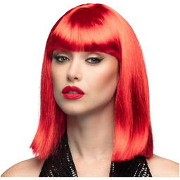 Peruka taneczna czerwona