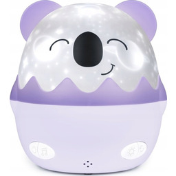 Lampka nocna, projektor 360 Bigben niebieski Miś Koala