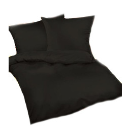 Karo Pościel bawełniana 160x200 czarna 27 1x50x80 jednobarwna