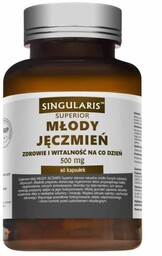 Singularis Superior Młody Jęczmień 500 mg, 60 kapsułek