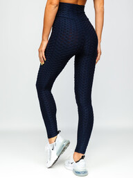 Granatowe legginsy damskie Denley YW88024A1