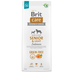 Brit Care Grain-Free Senior & Light Salmon sucha