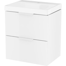 Excellent Blanko szafka 49 cm, biały połysk