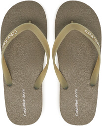 Japonki Calvin Klein Jeans Thong+ Tpu YM0YM01265 Brązowy
