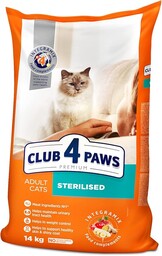 Sucha karma dla kotów SYNTEZA Club4 Cat 14kg