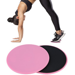 2X Dyski Poślizgowe Podkładki Kółka Slidery Fitness Ćwiczenia
