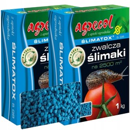 Środek na Ślimaki Preparat Trutka Niebieskie Granulki Ślimatox