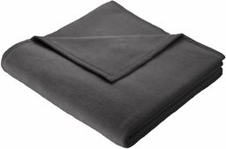 Biederlack Koc bawełniany Cotton Home Anthrazit