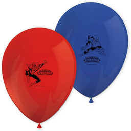 Balony urodzinowe Spiderman Team Up - 8 szt.