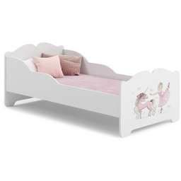 Łóżko dziecięce ANNA z materacem 80x160 Dziewczynka