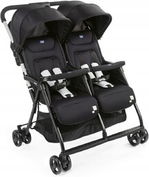 Chicco Wózek Spacerowy Bliźniaczy Ohlala Twin Black Night