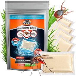 Silny oprysk na kleszcze, komary i muchy Permetrine