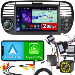 RADIO SAMOCHODOWE do Fiat 500 2007-2015 WiFi CarPlay