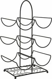 Stojak na wino Premier Housewares, żelazo, czarny