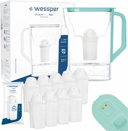 Dzbanek filtrujący wodę Wessper D3 Slim FutureFlow Led