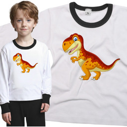 Piżama dziecięca Dino Dinozaur T Rex Tyranozaur 110/116