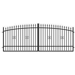 Brama dwuskrzydłowa Damian RAL 9005 500 x 130