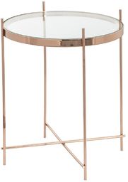 Stolik Sensi rose gold 48x60cm, 48 x 48