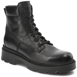 Czarne Botki Nessi Płaskie Obuwie Damskie