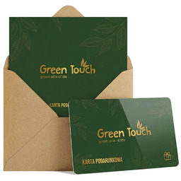 Karta podarunkowa Green Touch w kopercie na prezent