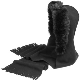 Szal z Czapką Futro Tkane Polar by Lierys,