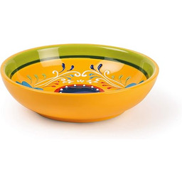Excelsa Tex-Mex talerz do aperitifu, ceramiczny, żółty