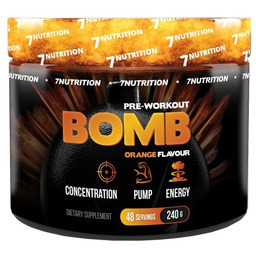 7Nutrition, Suplement diety, Bomb Pre-Workout, 240 g