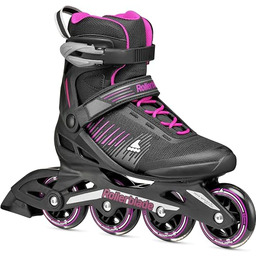 Rollerblade Damskie łyżworolki Zetrablade Fitness czarne jasnoniebieskie Performance