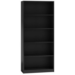 TOP E SHOP Regał na książki R80 Czarny