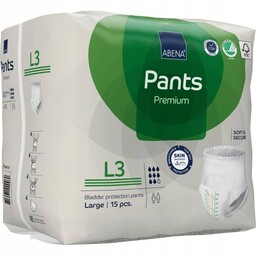 Abena, Majtki chłonne, PANTS L3, 15szt.