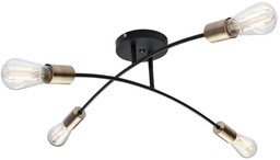Globo Sufitowa lampa Sarini 54003-4 sticks pręty czarne