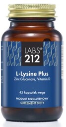 LABS212 L-Lysine Plus Lizyna + Cynk + Witamina
